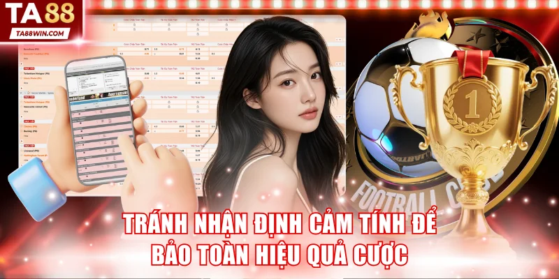 Tránh nhận định cảm tính để bảo toàn hiệu quả cược